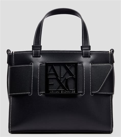 bolsa armani exchange negra